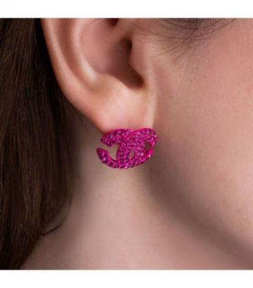 Сережки-гвоздики "Chanel"