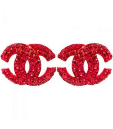 Сережки-гвоздики "Chanel"