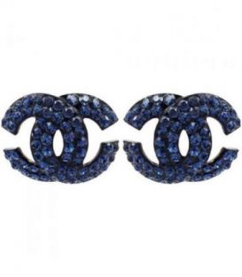 Серьги-гвоздики “Chanel”