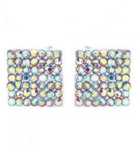 Серьги-гвоздики “Куб”