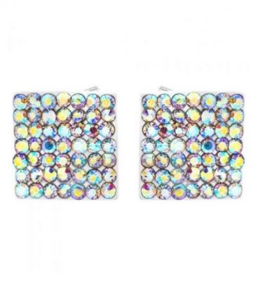 Серьги-гвоздики “Куб”