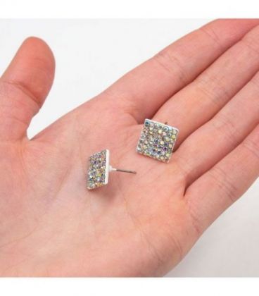 Серьги-гвоздики “Куб”