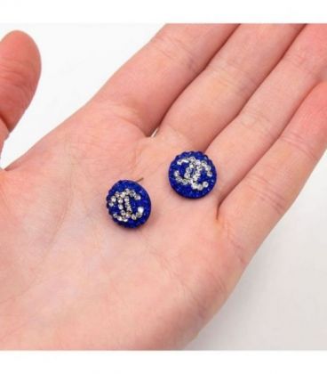 Серьги-гвоздики “Chanel”