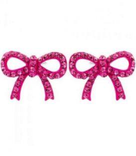 Серьги-гвоздики “Бантик”