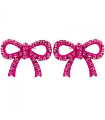 Серьги-гвоздики “Бантик”