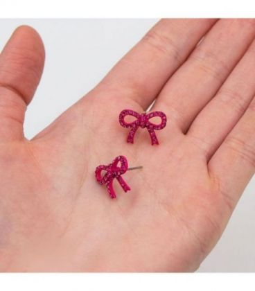 Серьги-гвоздики “Бантик”