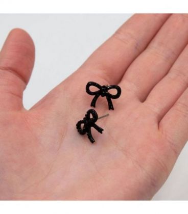 Серьги-гвоздики “Бантик”