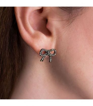 Серьги-гвоздики “Бантик”