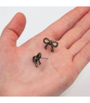 Серьги-гвоздики “Бантик”