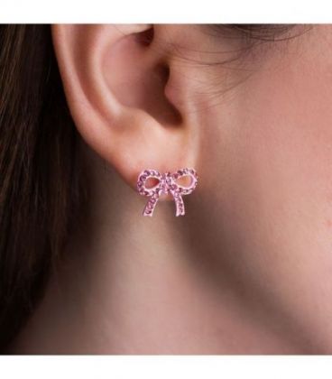 Серьги-гвоздики “Бантик”