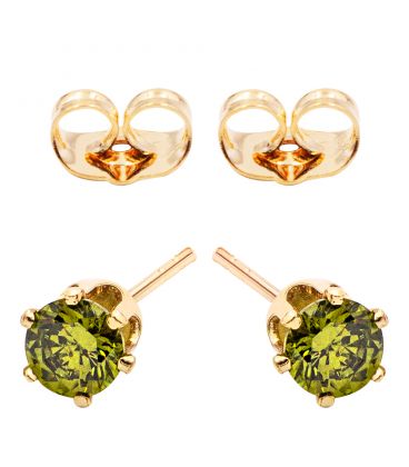 Серьги-гв. "Камень 0,5 цветке-держателе"