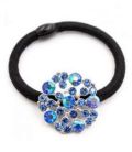 Резинка для волос с брошкой "Цветочек"