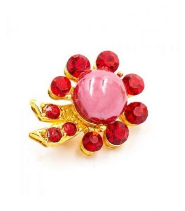 Мініатюрна брошка зі стразами