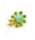 Мініатюрна брошка зі стразами