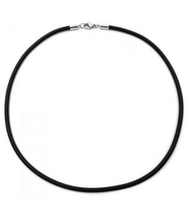 Силіконовий шнурок на шию, родування застібка 0,3 х 50 см