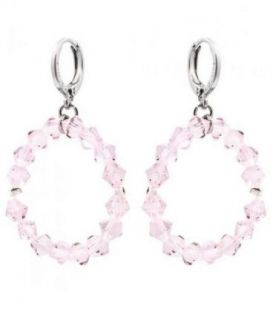 Серьги "Бутон" родий