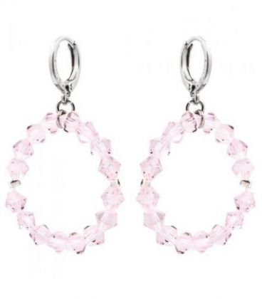 Серьги "Бутон" родий