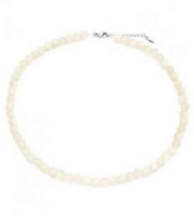 Украшение на шею "Опал" родий