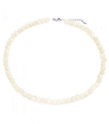 Украшение на шею "Опал" родий