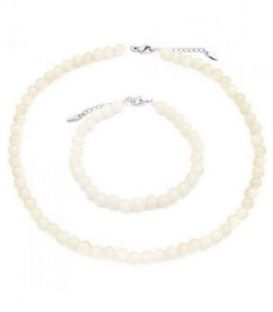 Набор "Опал" родий