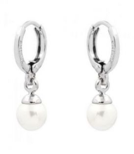 Серьги родий «Жемчуг»