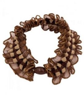 Гумка для волосся з шифоновою оборкою