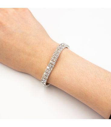 Браслет 2 ряди біл.