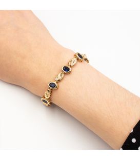 Браслет лимонна позолота 20 см (Медичне золото)