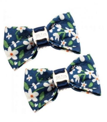 Шпильки-бокові пари 5 см "Бантик з металевою пряжкою"