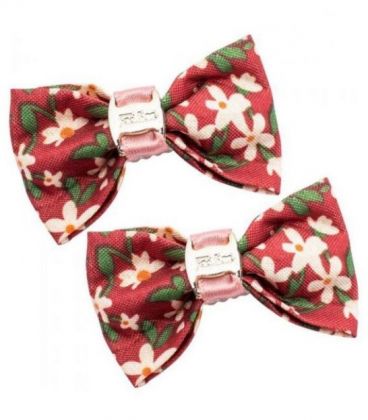 Шпильки-бокові пари 5 см "Бантик з металевою пряжкою"