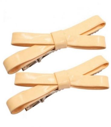 Шпилька-бокова 9,5 см "Бантик лакований"