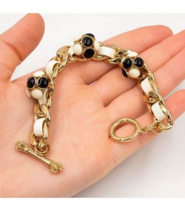 Браслет "Винтаж Black & White"