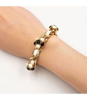 Браслет "Винтаж Black & White"