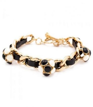 Браслет "Винтаж Black & White"