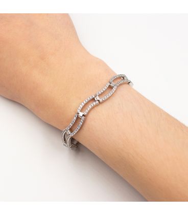 Браслет родій "Хвилі" (0,6/16-18 см)