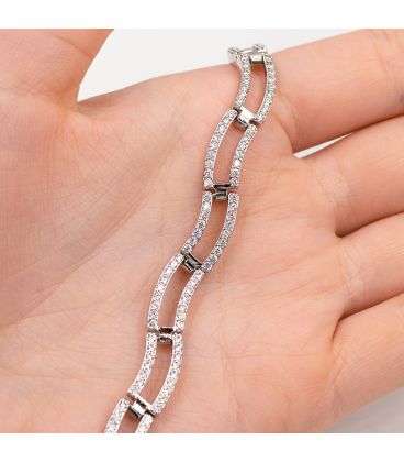 Браслет родій "Хвилі" (0,6/16-18 см)