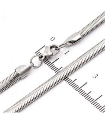 Ланцюжок плетіння «Змійка» 0,4/46 см нержавіюча сталь