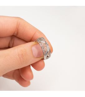 Кільце Xuping Ажурне родіум