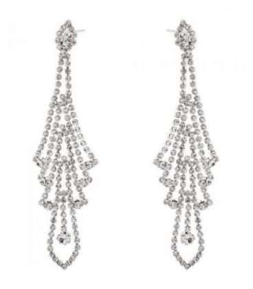 Серьги гроздь «Листья»