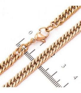 Ланцюжок панцирне плетіння позолота 0,5/46 см