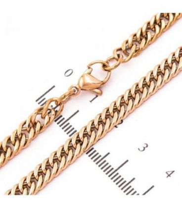 Цепочка панцирное плетение позолота 0,5/46 см