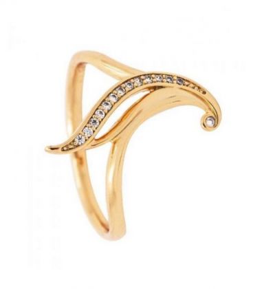 Кільце Xuping лимонна позолота "Вишук" медичне золото