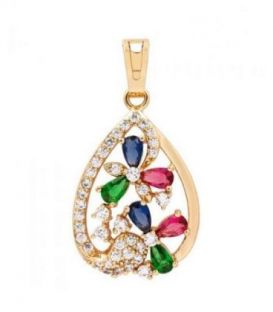 Кулон лимонна позолота «Крапля»