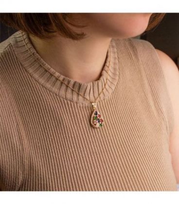 Кулон лимонна позолота «Крапля»