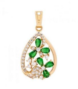 Кулон лимонна позолота «Крапля»