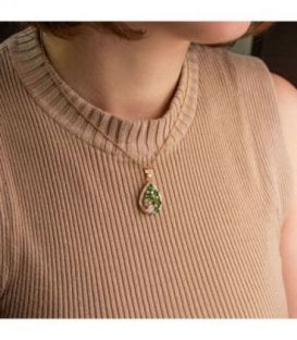 Кулон лимонная позолота «Капля»