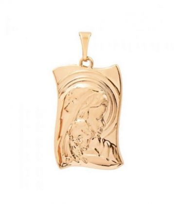 Кулон-ладанка лимонна позолота «Мати та Дитя»