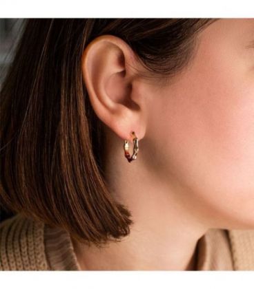 Сережки лимонна позолота, англійська застібка