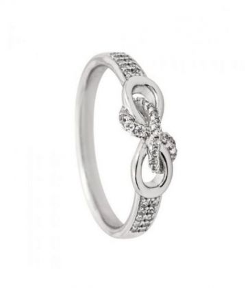 Кольцо родий «Петелька»