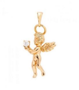 Кулон лимонна позолота «Янголятко»